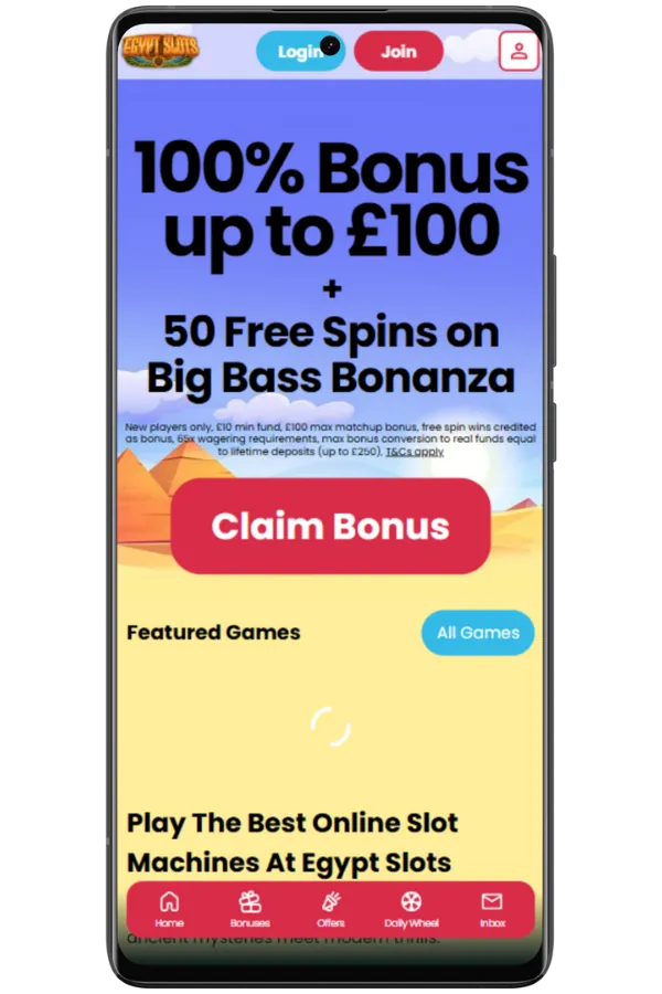 Choose a licensed casino to start Egyptian Fortunes