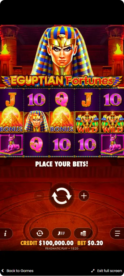 Getting Started with Egyptian Fortunes