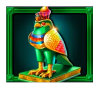 Green Horus bird Egyptian Fortunes